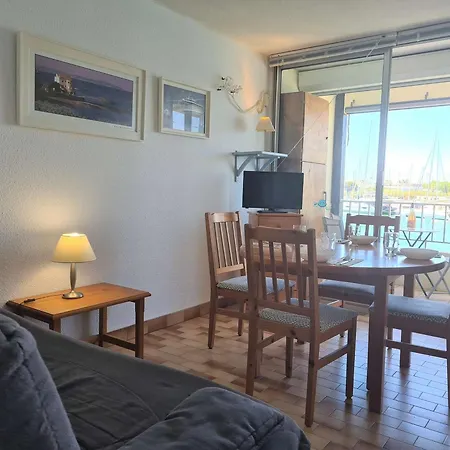 Appartement T2 Avec Cabine, 4 Couchages, Vue Port, Parking, Pres Plage - Fr-1-249-414 *